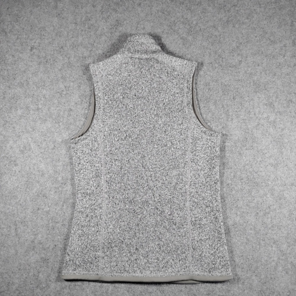 Patagonia Womens Better Sweater Vest Birch White Grey Full Zip Fleece XS 25887 - Picture 14 of 15
